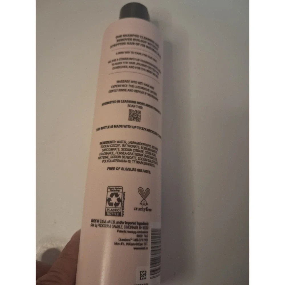 NOU Next Of Us No Strip Sulfate-Free Shampoo with Avocado Oil  10.1 fl oz new